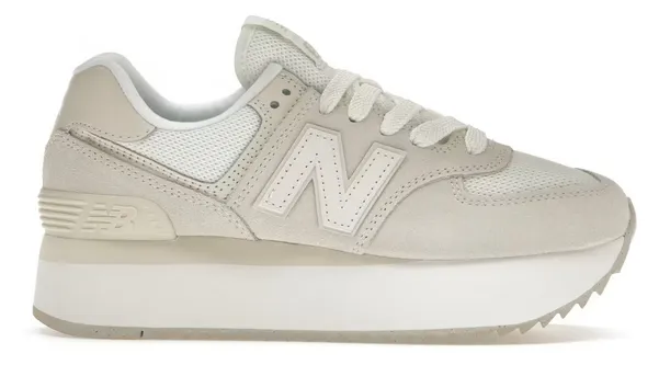 New Balance 574 Plus Sand White (Women's) Sun Guard Short Trip