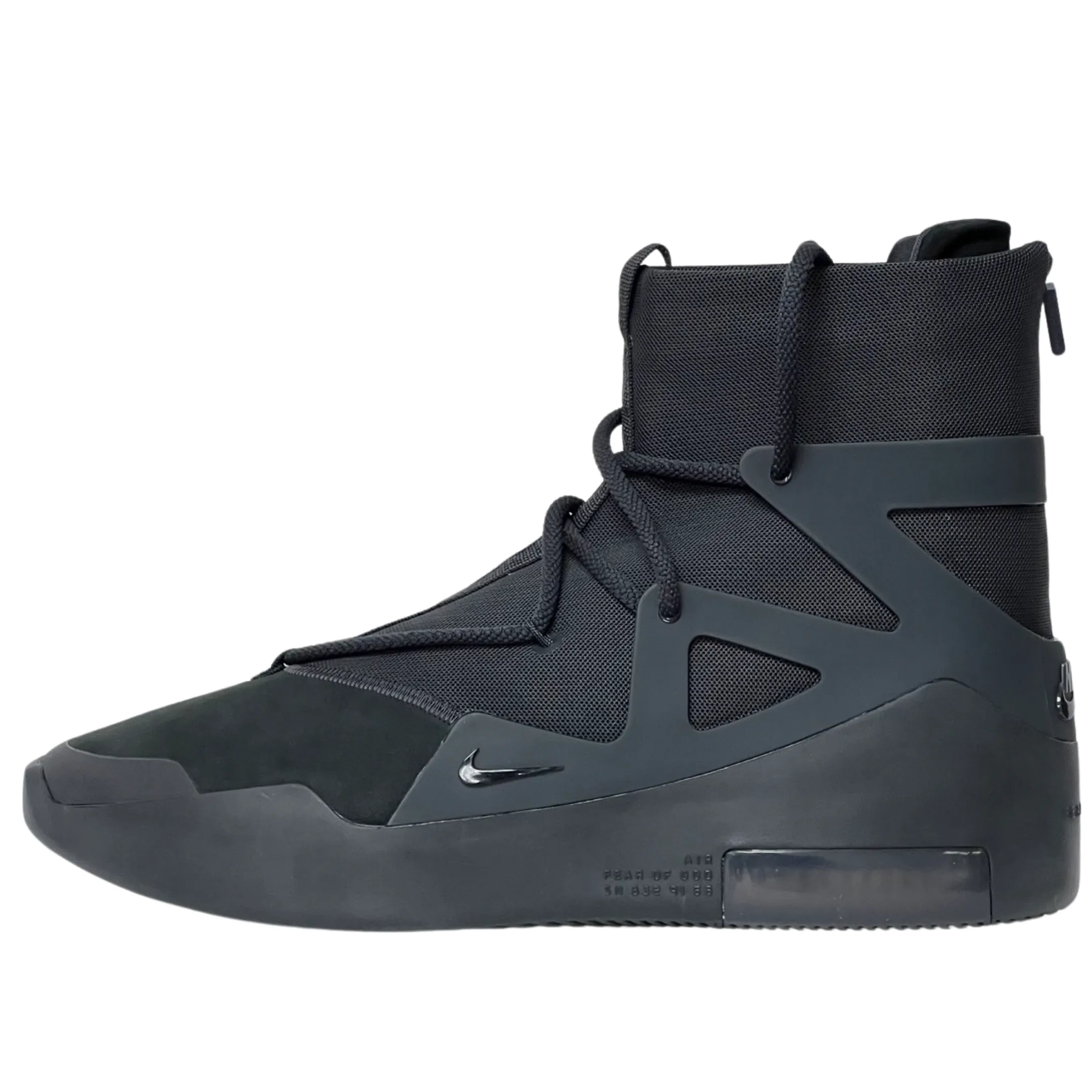 Nike Air Fear Of God 1 Triple Black Anti Odor Calm Mood