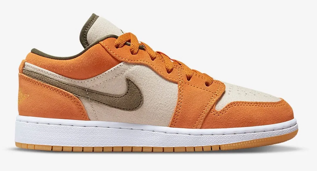 Responsive Cushion Weekend Warriors Style Base Jordan 1 Low Orange Olive