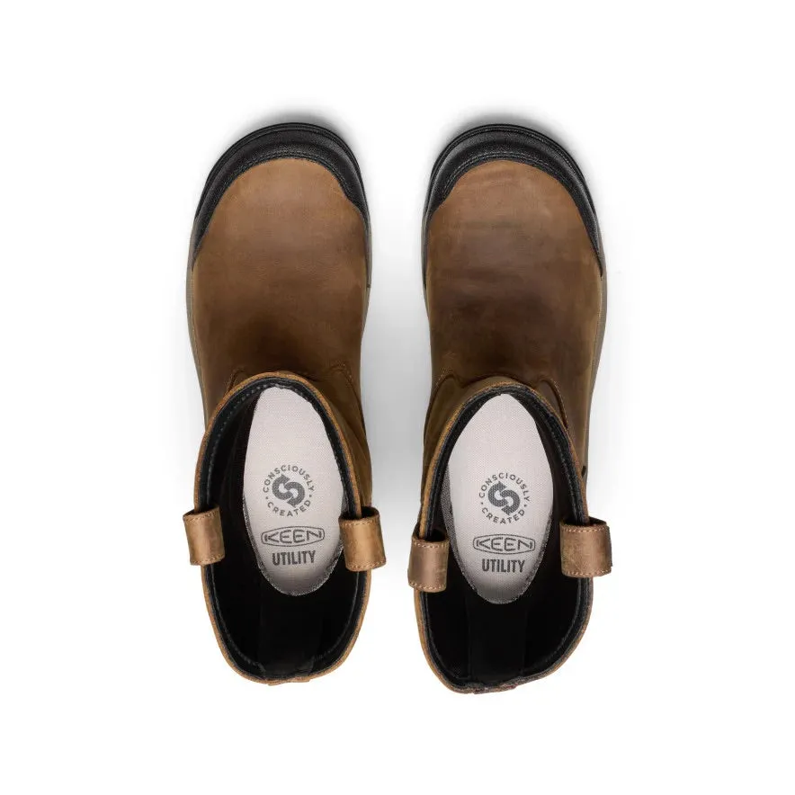 Gloss Shine CSA Work Boot - Evanston Pull-On