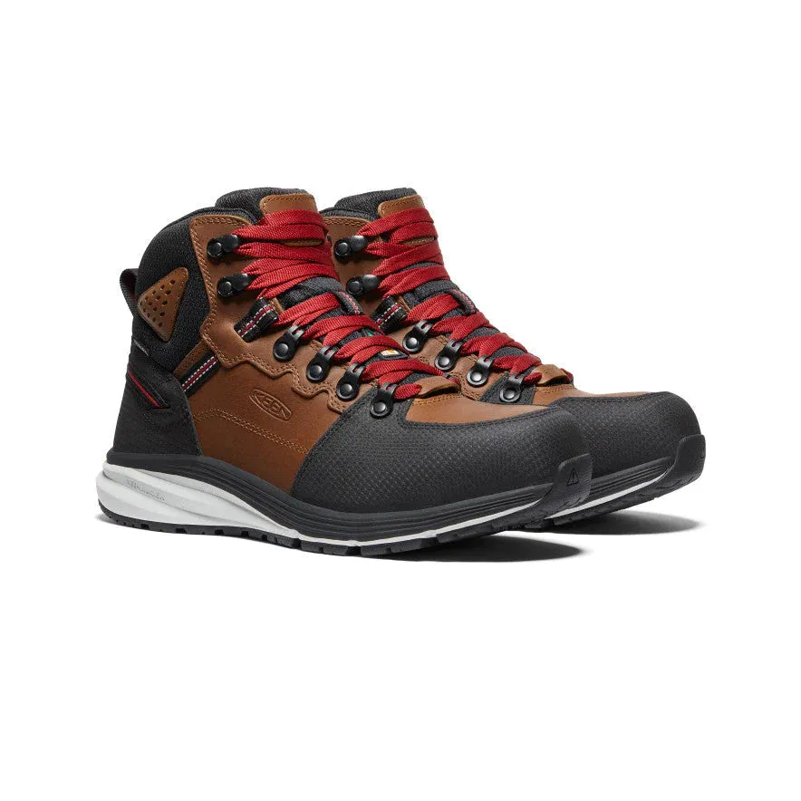 CSA Work Boot: Red Hook Mid WP Elastic Material High-Top Style