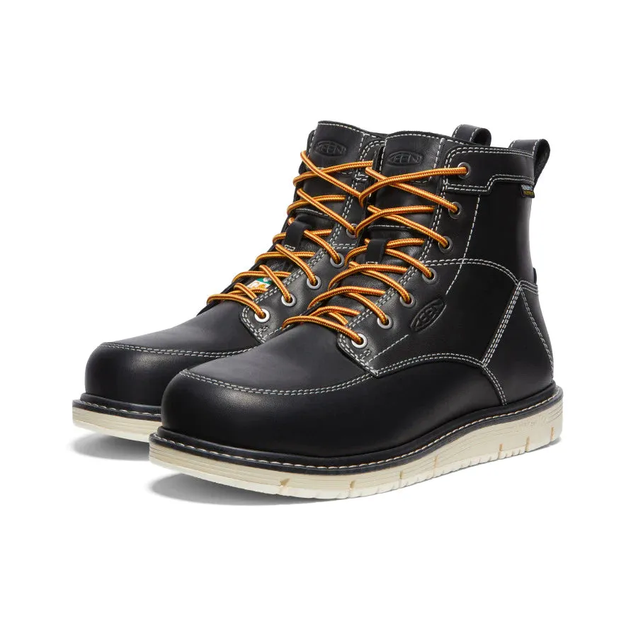 CSA Work Boot: San Jose 6" WP - Black Comfort arch