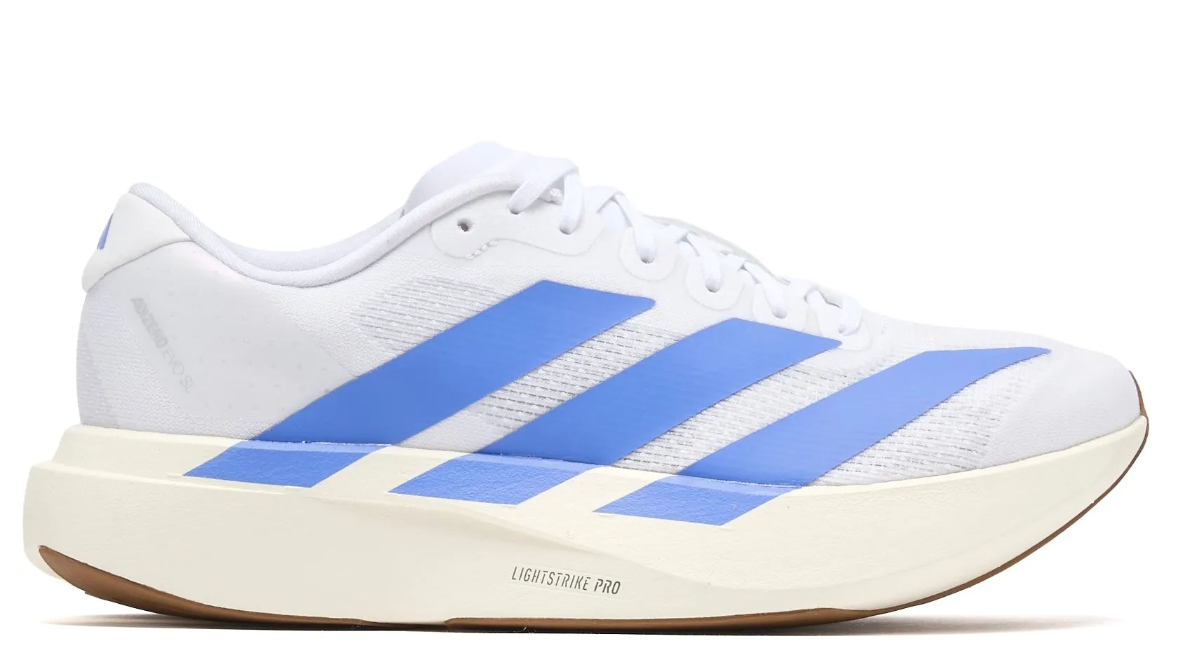 Shine Tone Heart Glow adidas Adizero Evo SL White Blue Fusion (Women's)
