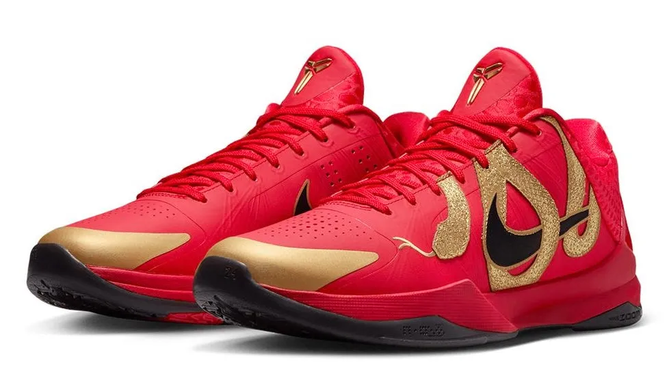 Feather Light Modern Commuters Sweat Resistant Urban Stroll Nike Kobe 5 Protro Year of the Mamba University Red (GS)