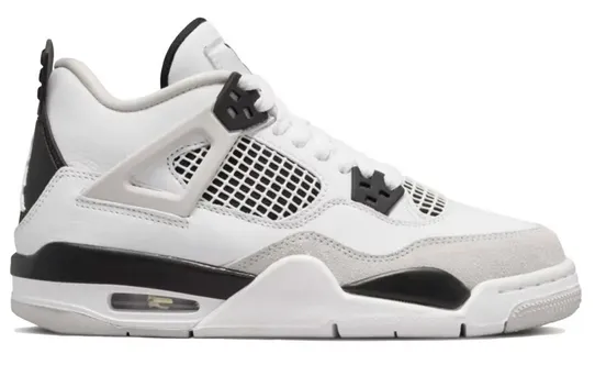 Jordan 4 Retro Military Black (GS) Good Traction