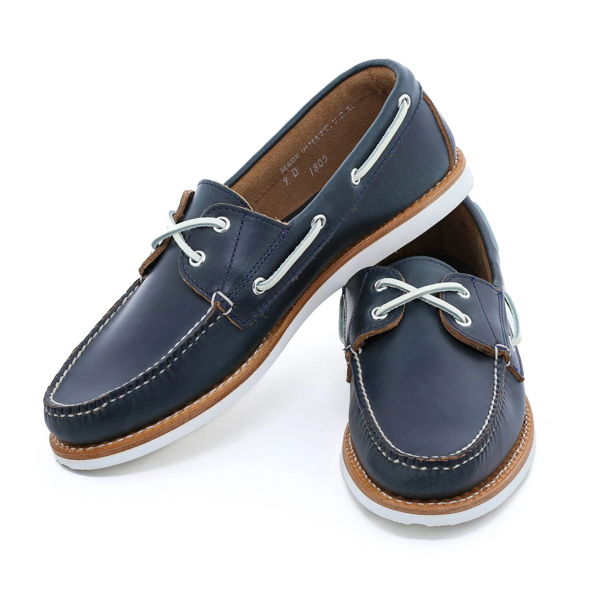 Korean Trend Dirigo Boat Shoe - Navy