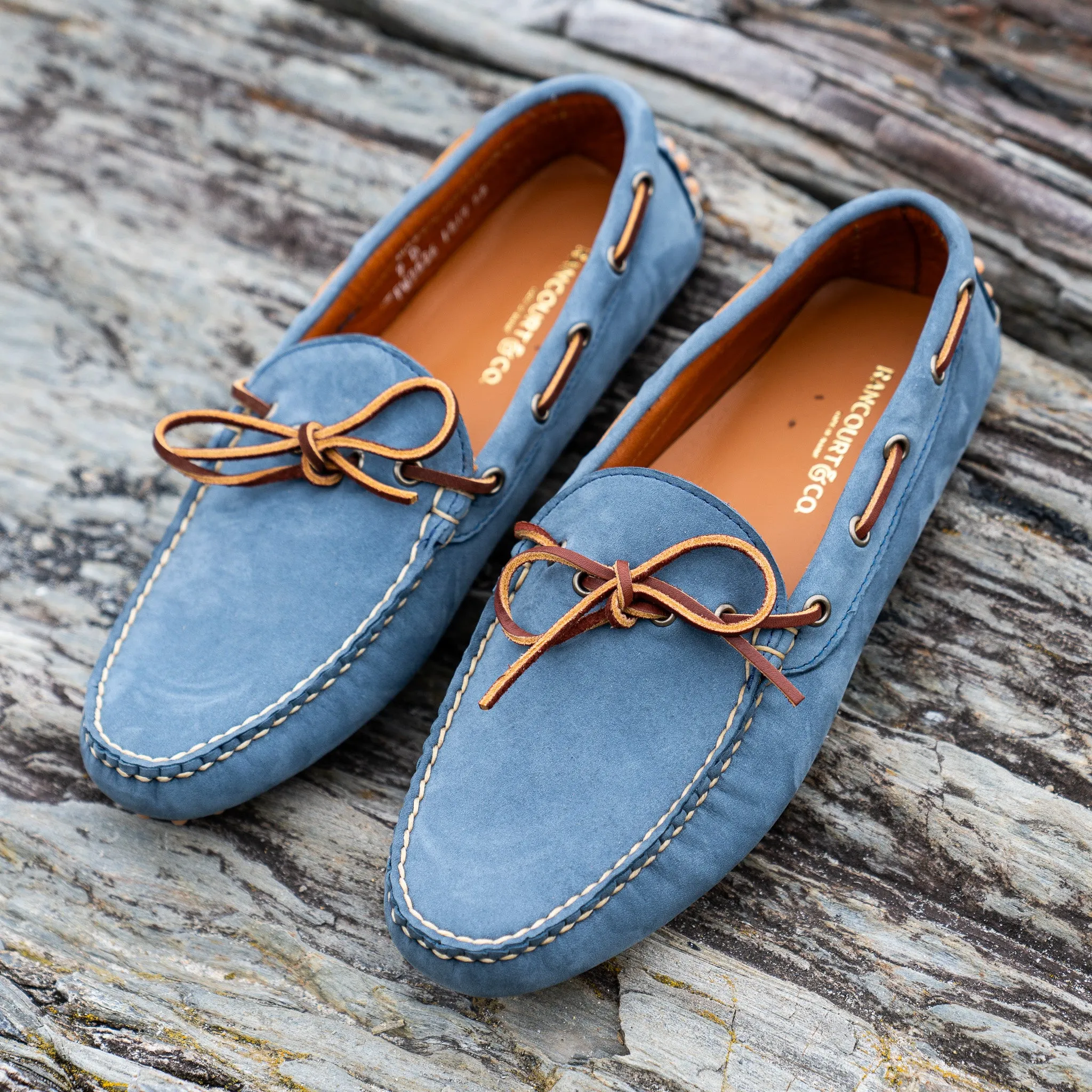 Dirigo Driving Moc - Harbor Blue Montorso Ergonomic Wellness Seekers Pond Walk