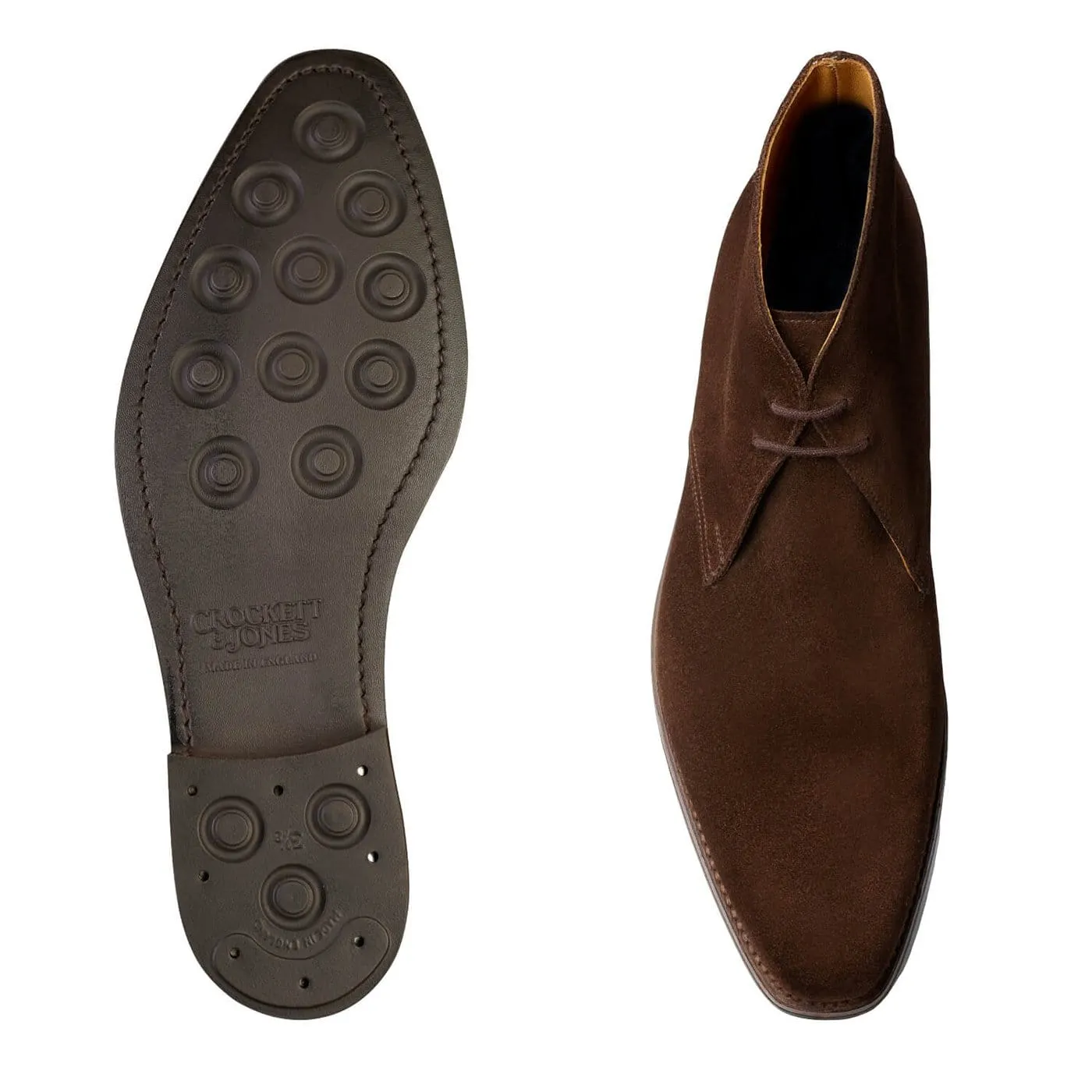 Tetbury Dark Brown Suede City Trek