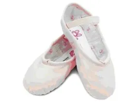 Economy Bunnyhop -- Children's Leather Full Sole Ballet -- Pink Form Ease Shock absorption