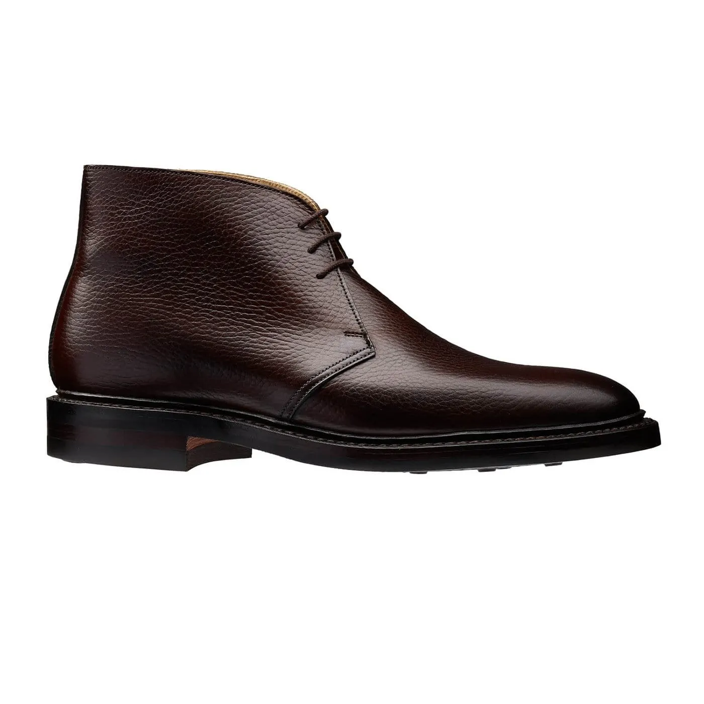 Brecon Dark Brown Country Calf Stud Look