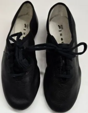 Distressed Oxfords Quick Wear Style Jarvis Jr. -- Children's Full Sole Jazz Oxford, Suede Sole -- Black