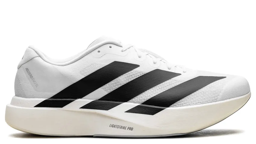 adidas Adizero Evo SL White Black (Women's) Comfort Heel