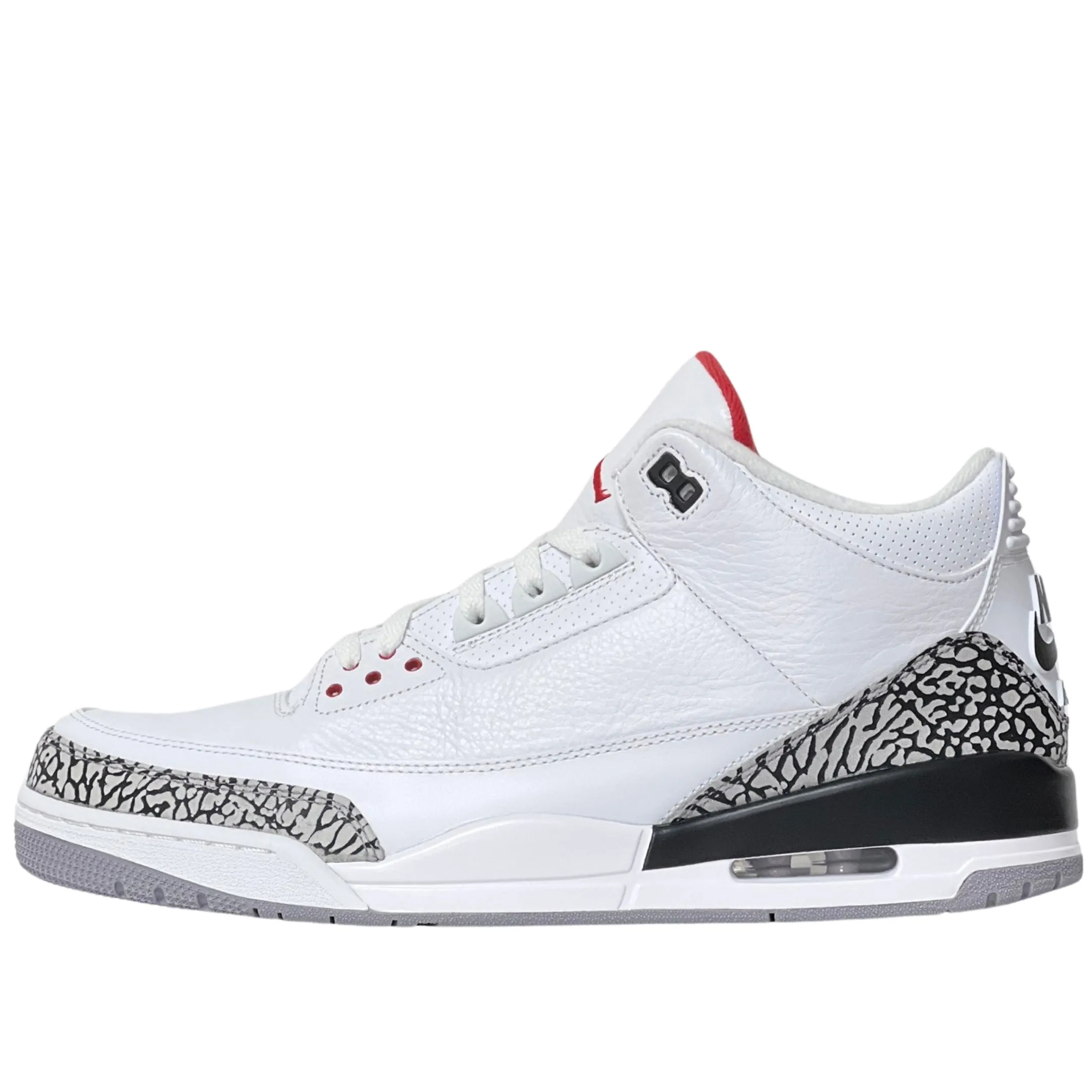Nike Air Jordan 3 White Cement 88 2013 Easy To Clean Ventilated Mesh Cold Weather