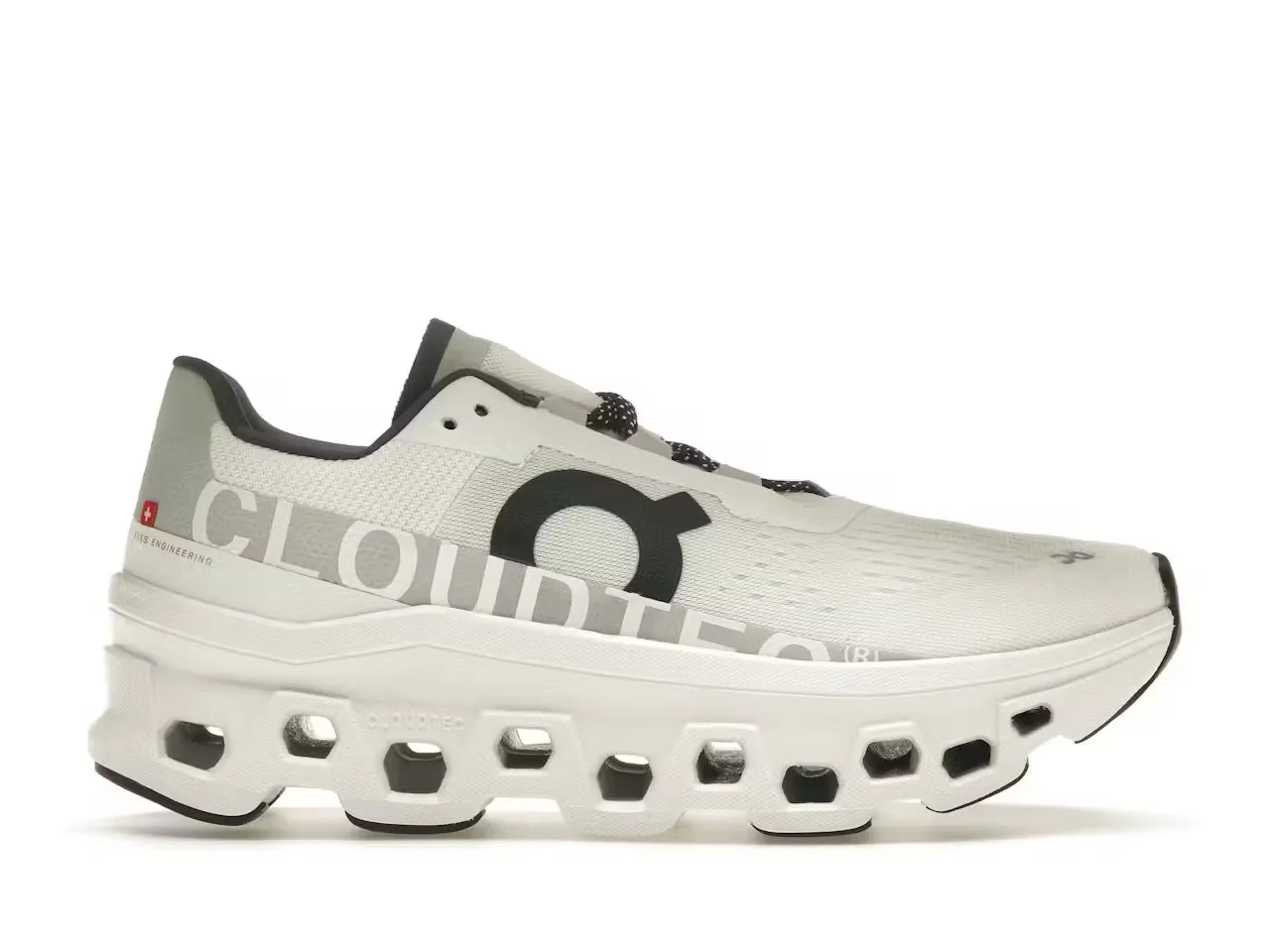 Street Cool warm glow On Running Cloudmonster Undyed White (Women's)