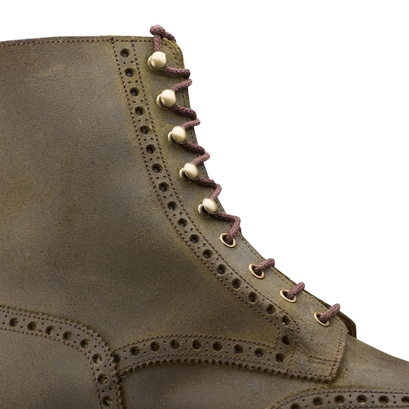 Islay Green Rough-Out Suede Long Hike