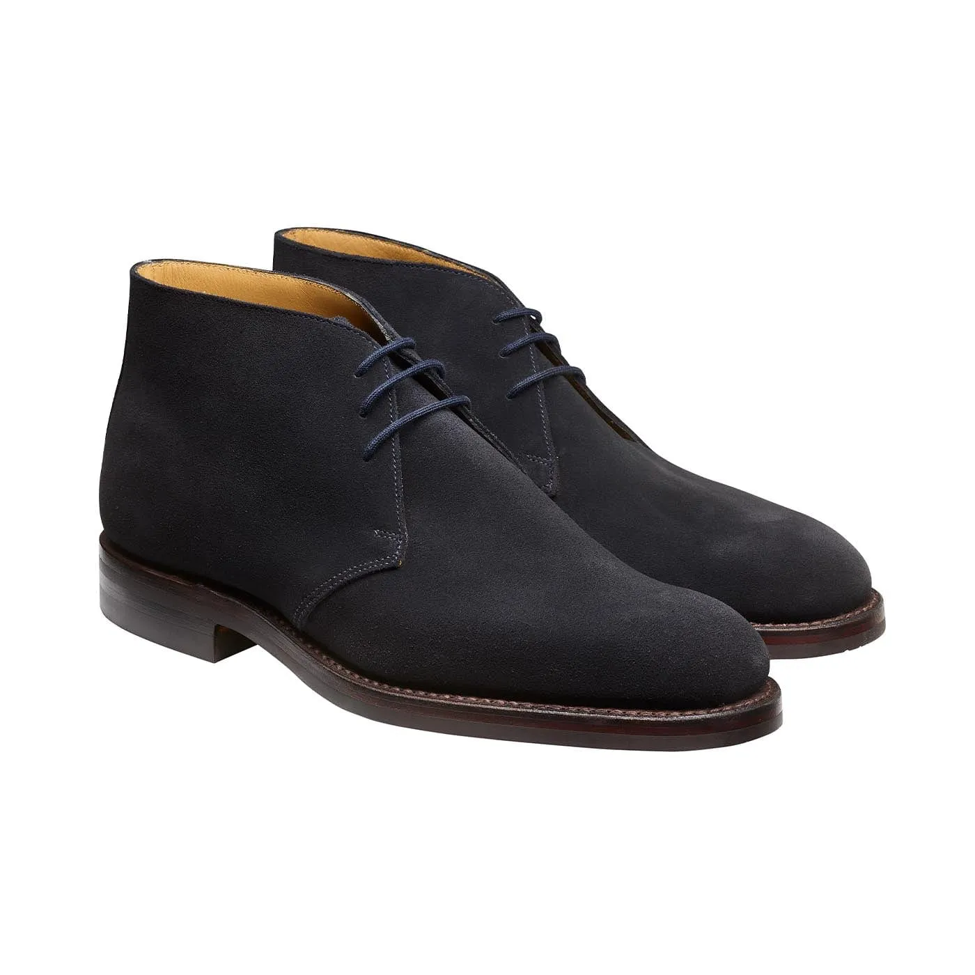 Secure And Comfortable Chiltern Navy Suede