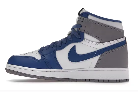 Jordan 1 Retro High OG True Blue (GS) Cold Safe Flexibility Feature