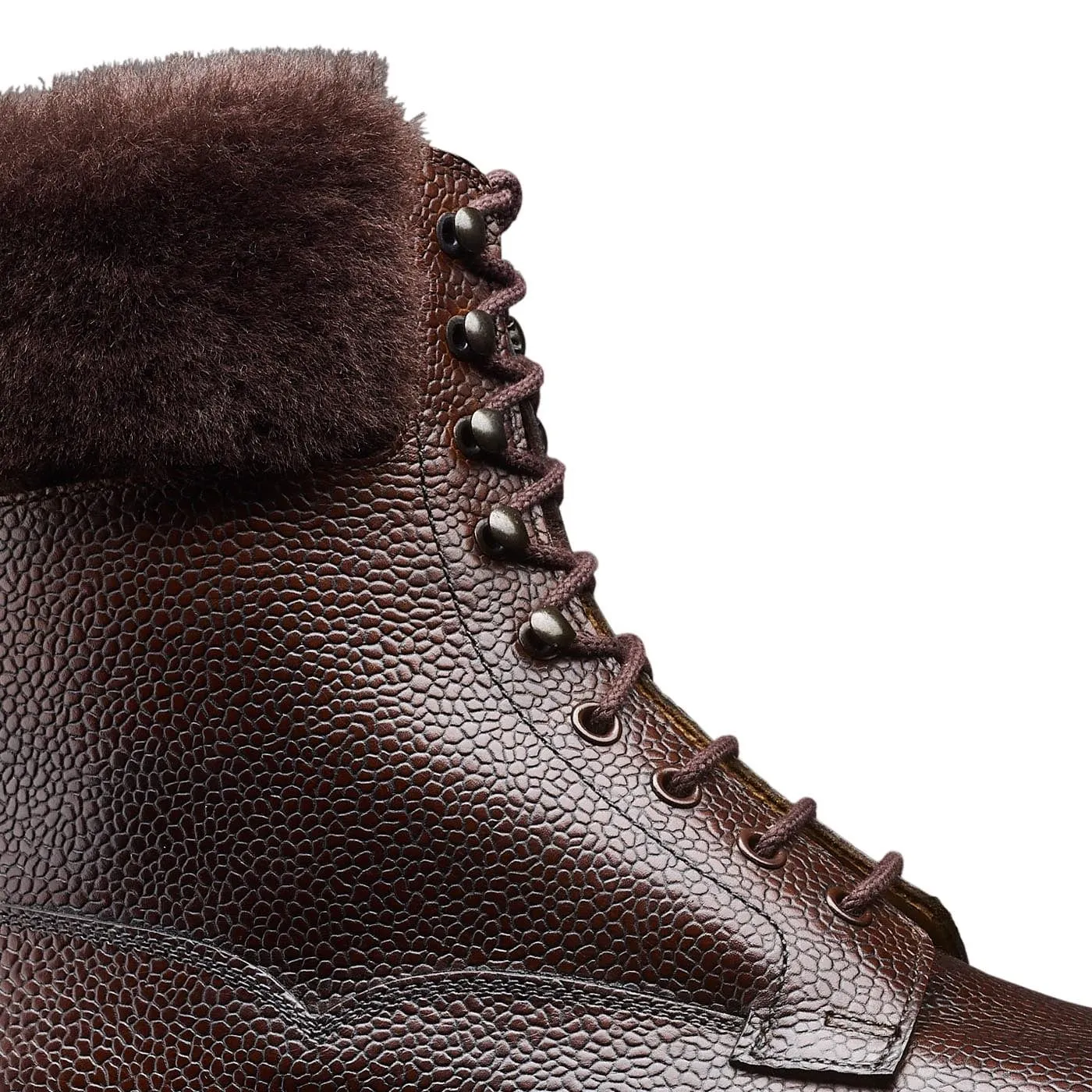 Ankle Coverage Sweat Wicking Glencoe Dark Brown Scotch Grain