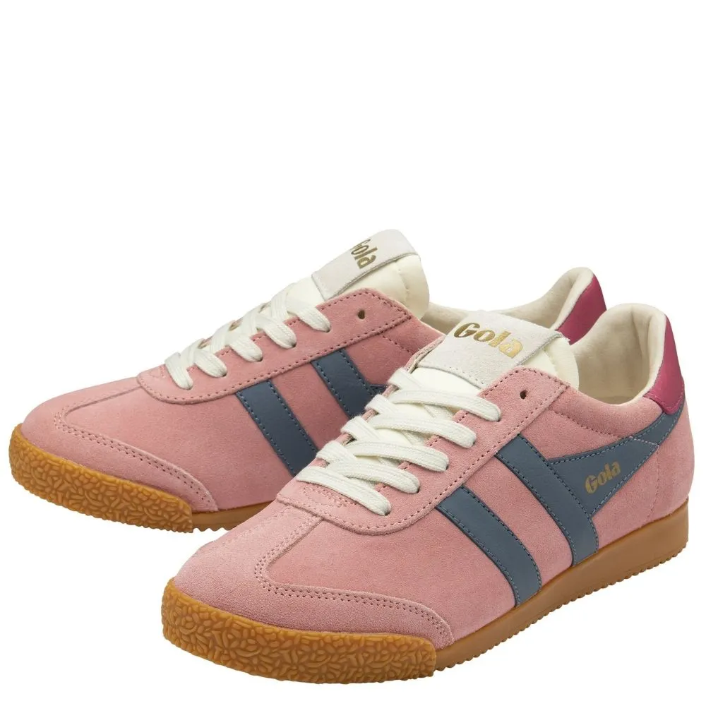 mesh construction Comfort toe Gola Classics Women's Elan in Coral Pink/Moonlight/Raspberry