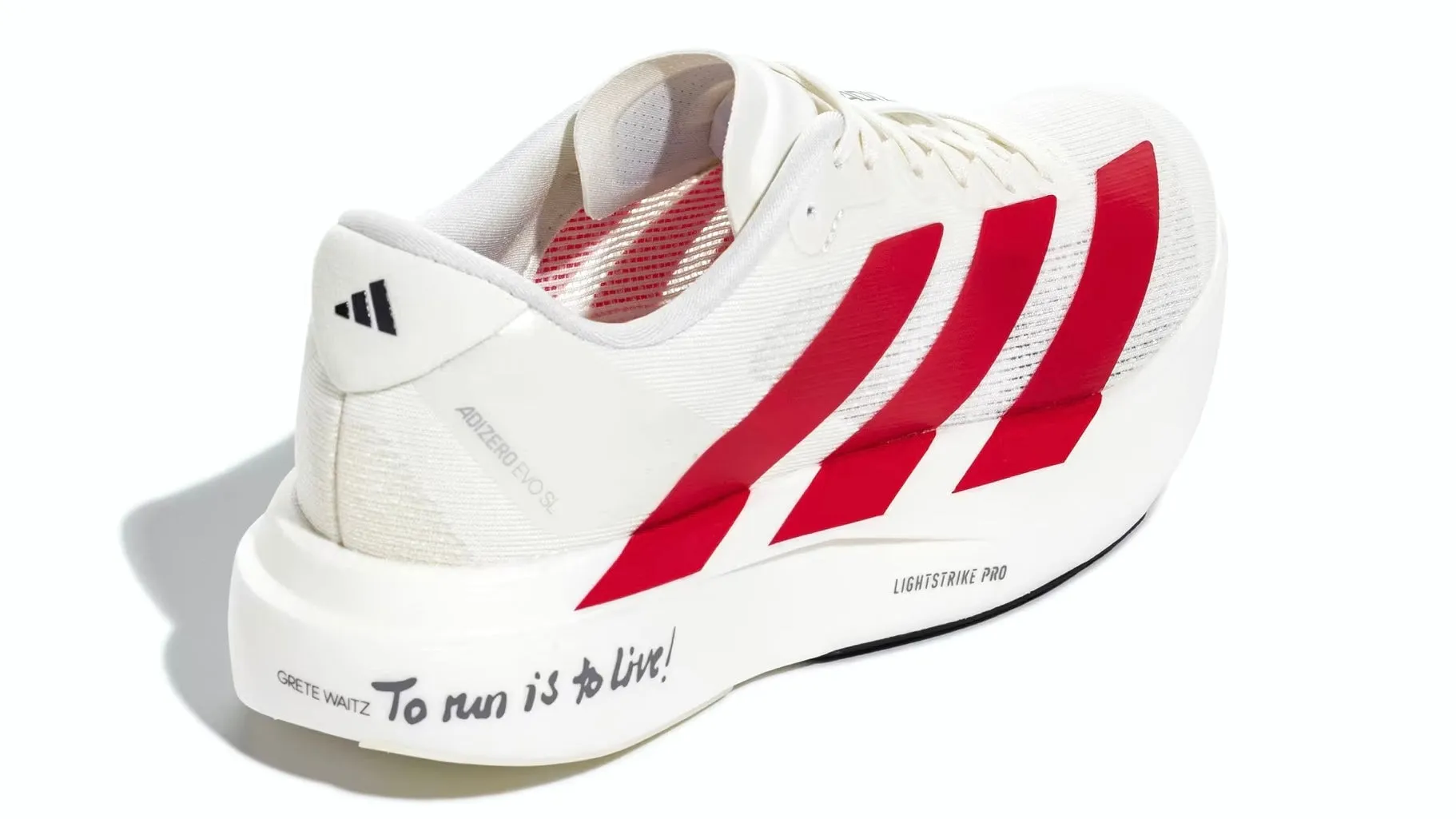 Mesh Cool adidas Adizero EVO SL Off White Better Scarlet (Women??s)