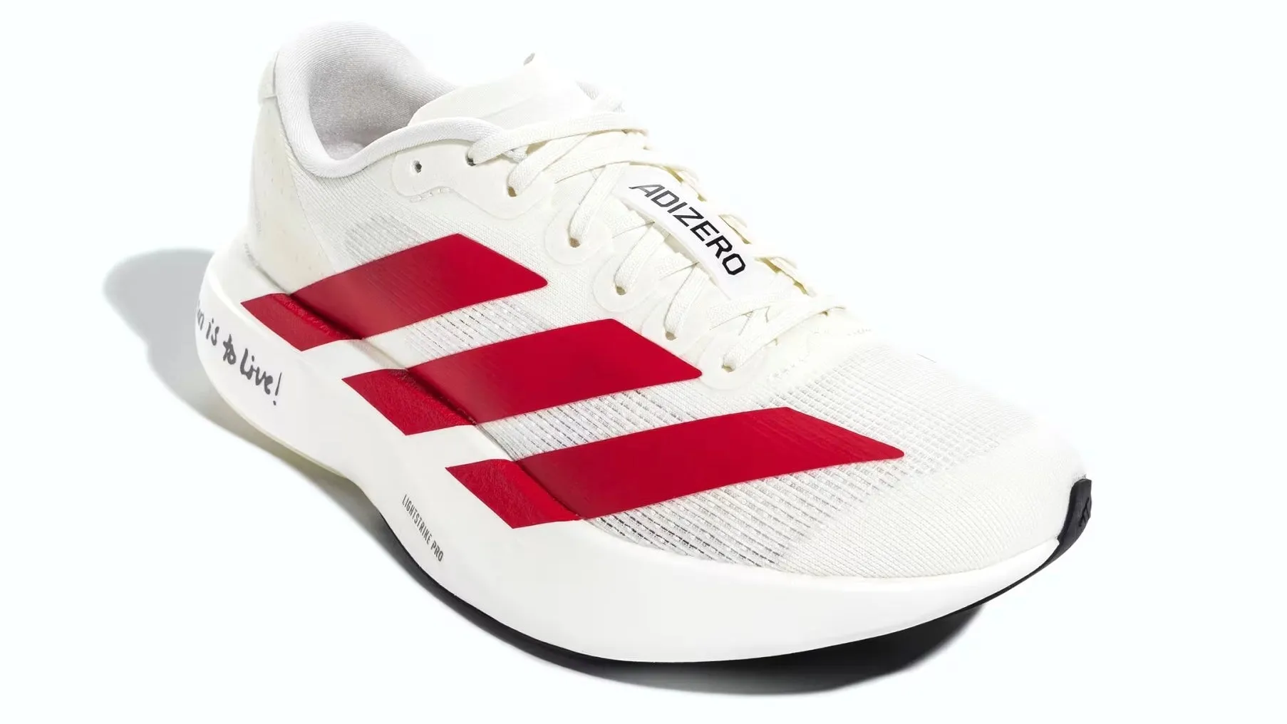 Breathable Lining adidas Adizero EVO SL Off White Better Scarlet (Women??s)