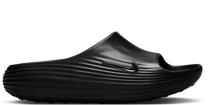 Casual Move Nike ReactX Rejuven8 Slide Triple Black (Women's)