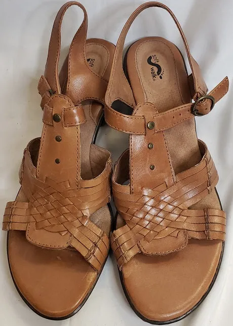 3" Roseto -- Women's Dress Sandal -- Cognac Soft Walk