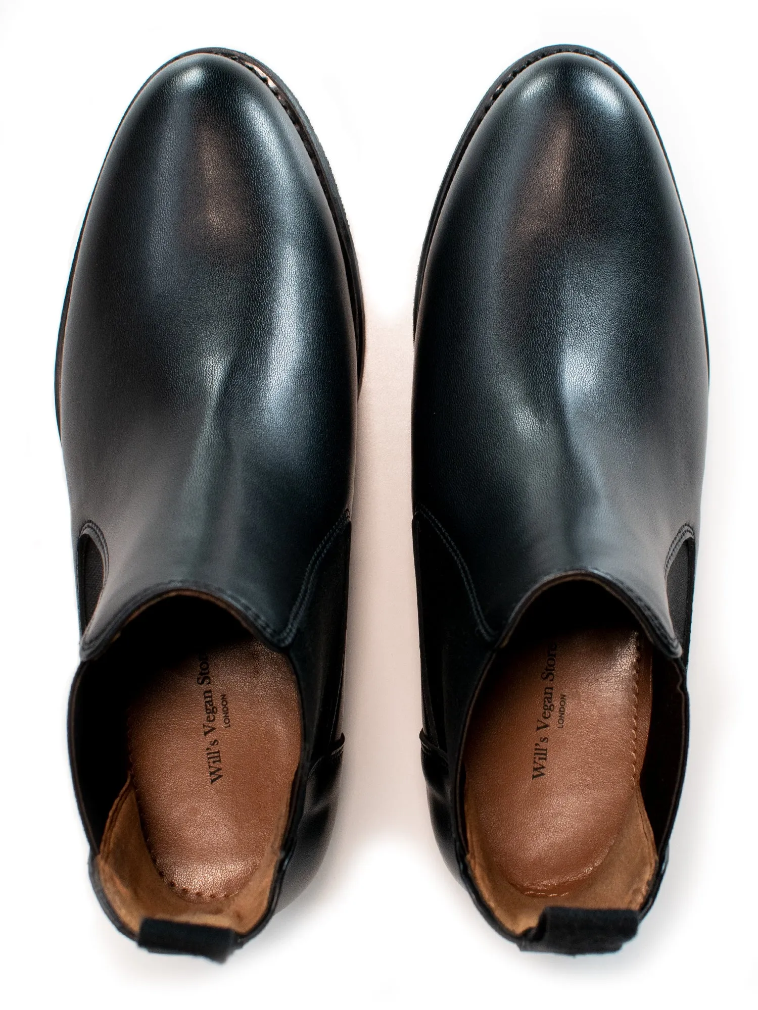 Goodyear Welt Chelsea Boots Block Heel