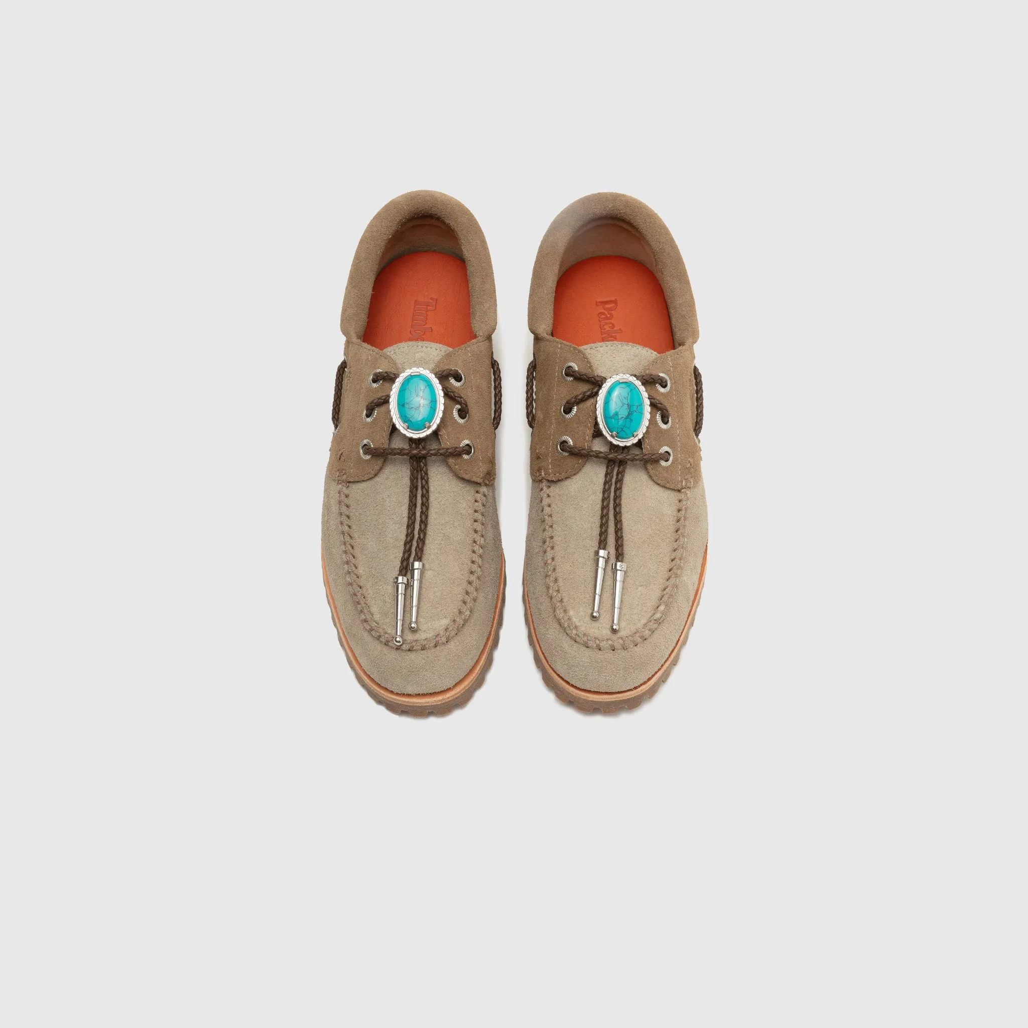 Elegant Mood PACKER X 3-EYE LUG HANDSEWN BOAT SHOE "SANTA FE"