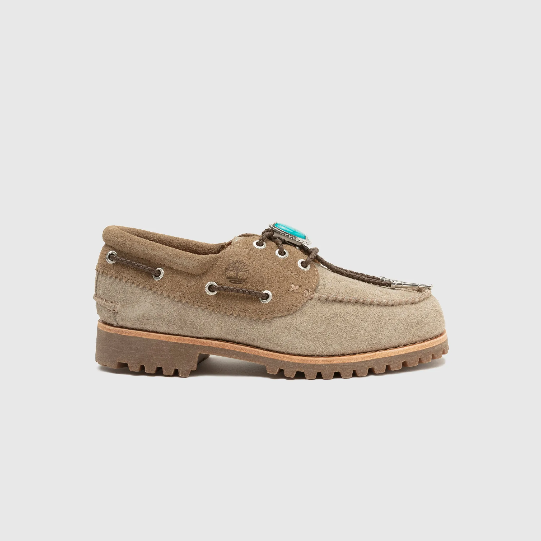Nature Walk Stable construction PACKER X 3-EYE LUG HANDSEWN BOAT SHOE "SANTA FE"