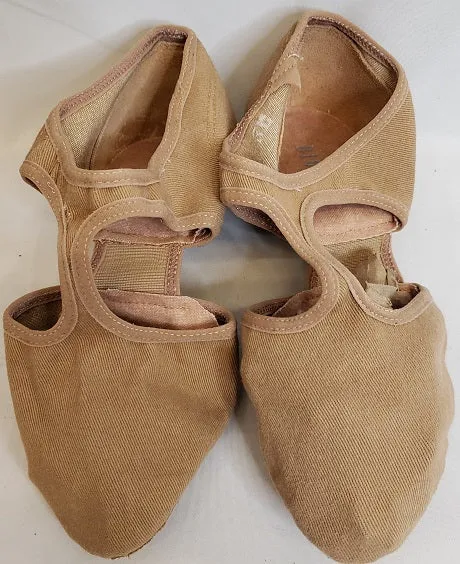 1"  Grecian Stretch Canvas -- Elasto-Split Teaching Shoes -- Tan Chic Cool Work