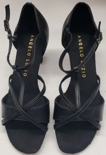 2" Cecile -- Women's T-Strap Latin Sandal sports shape fit