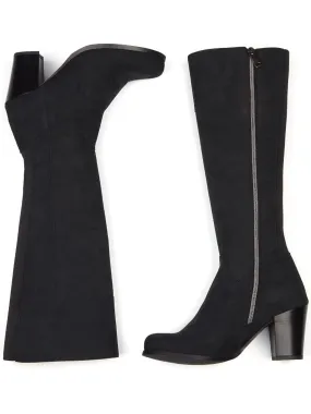 Heeled Knee High Boots Extreme Grip Frost Season