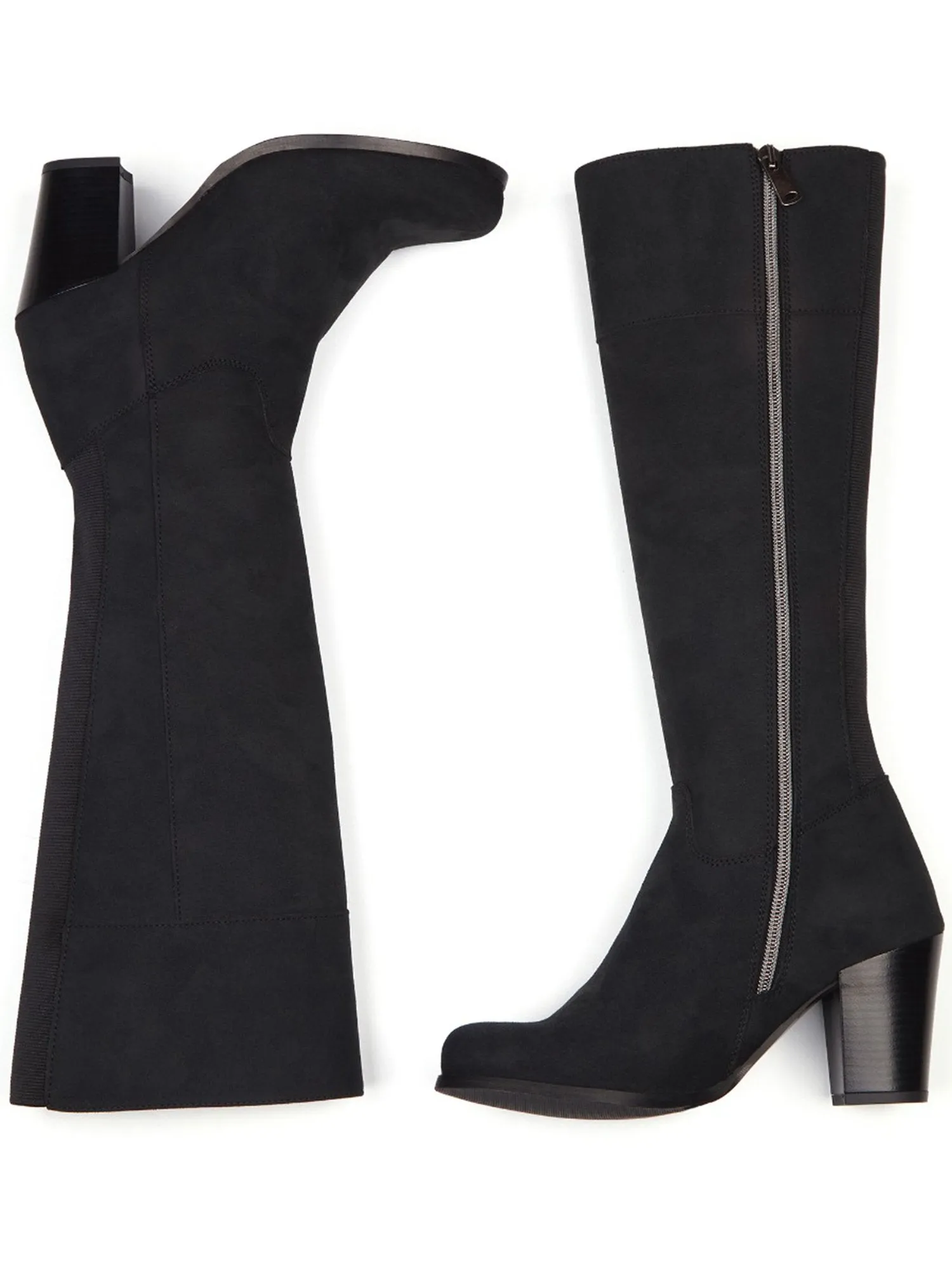 Heeled Knee High Boots Trail Strength Party Goer