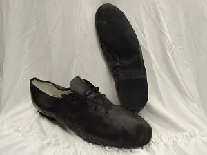 Henri -- Men's Full Sole Jazz Oxford -- Black Sleek Walk Shoes Corporate Formal Oxfords