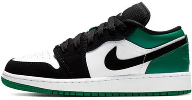 Jordan 1 Low Mystic Green (GS) Matte Edge