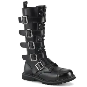 RIOT-18BK Black Leather Cozy And Stylish Neutral design