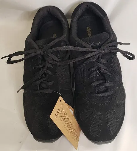 Hillary -- Split Sole Dancesneaker -- Black Trend Hot Low Profile Weekend Trip