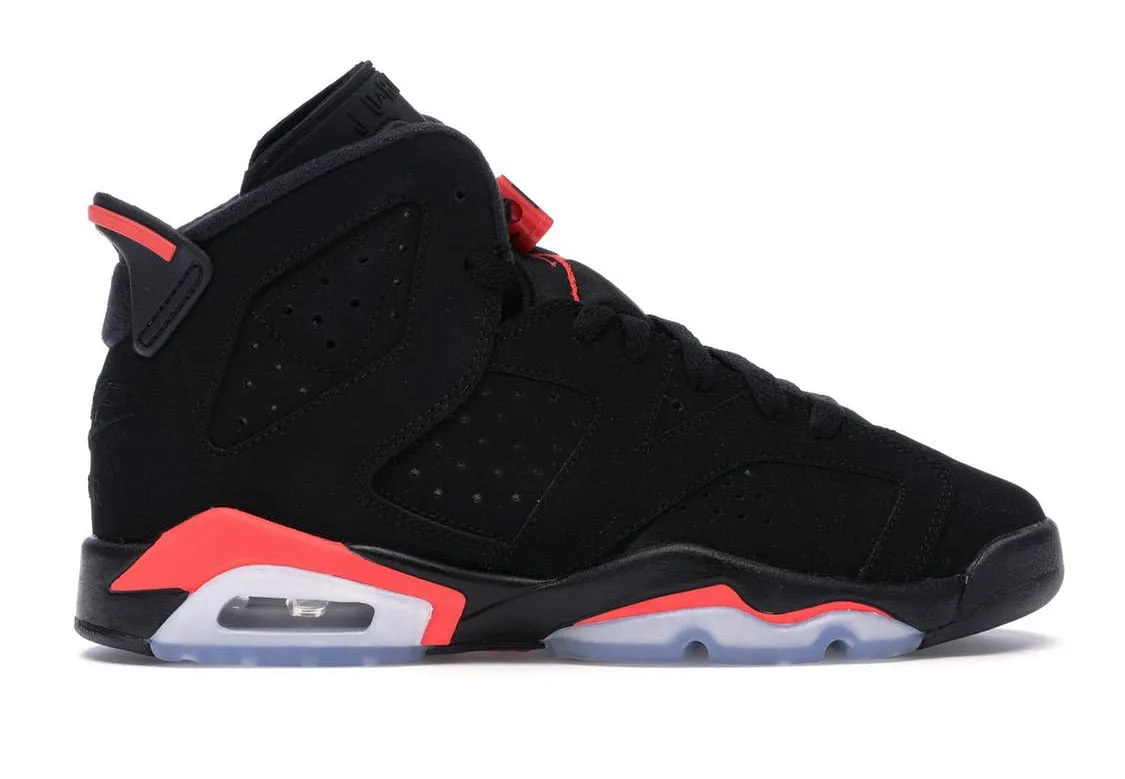 Comfort arch Jordan 6 Retro Black Infrared (GS)