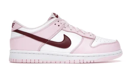 Fashion Glow Quick Dash Nike Dunk Low Pink Foam Red White (GS)