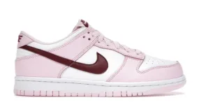 Fashion Glow Quick Dash Nike Dunk Low Pink Foam Red White (GS)