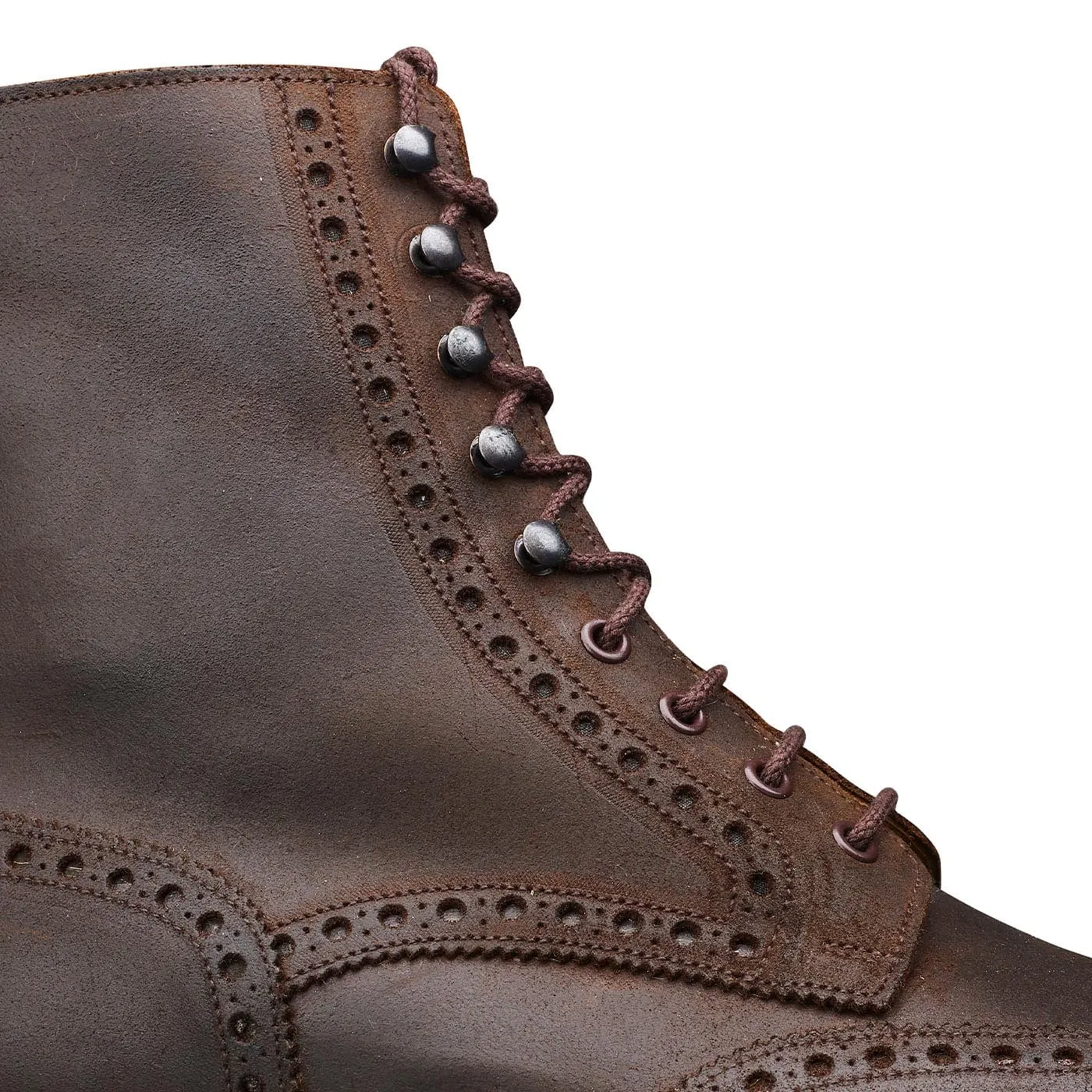 Tough Build Islay Dark Brown Rough-Out Suede