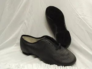 Chic Fit All Day Leather Jarvis -- Women's Full Sole Jazz Oxford, Suede Sole -- Black