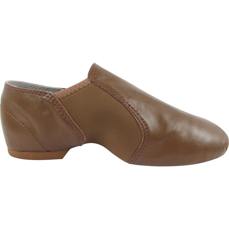 Javier -- Split Sole Jazz Slip-On -- Mocha Comfort Stand