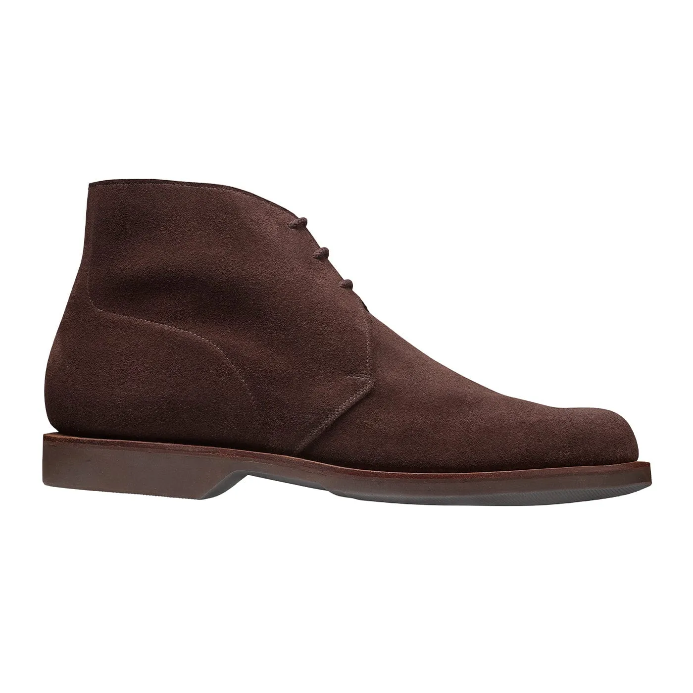 Chukka 4 Dark Brown Reverse Butt Suede Puddle Safe ArchSupport