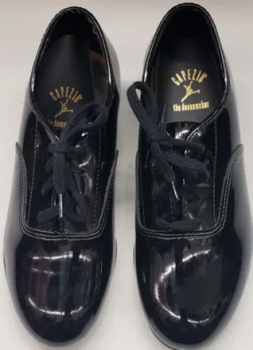 John Jr. III -- Boy's Economy Tap Oxford -- Black Patent Father Son Oxfords
