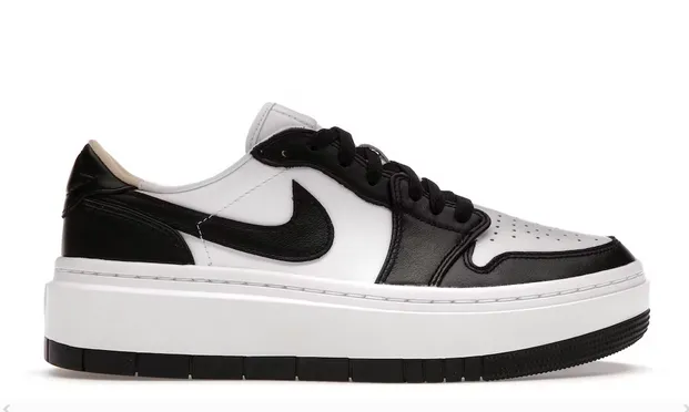 Jordan 1 Elevate Low Panda (Women's) Easy To Clean Dual Tone
