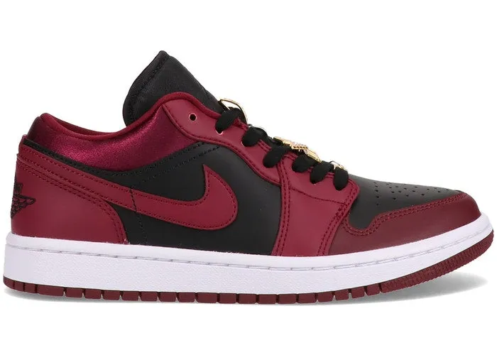 Jordan 1 Low Dark Beetroot Black (W) Deep Shade Denim Cool