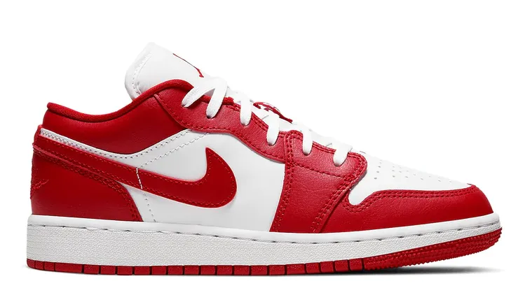 Mom Fit Jordan 1 Low Gym Red White (GS)
