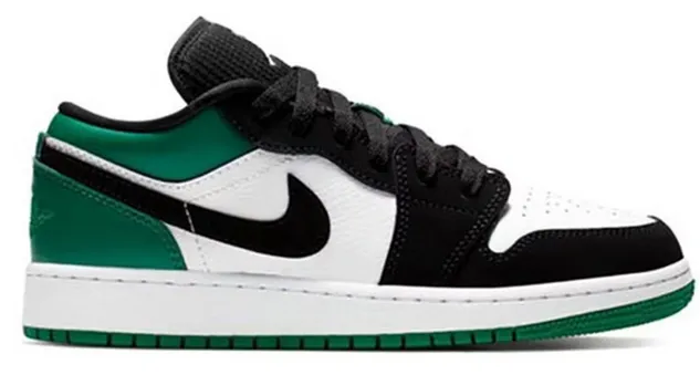 Family Fit Flexible Sole Jordan 1 Low Mystic Green (GS)